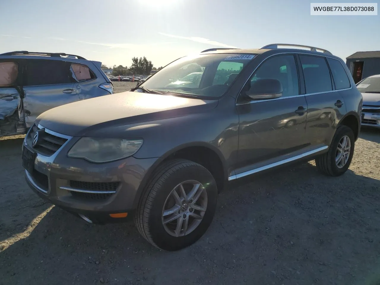 2008 Volkswagen Touareg 2 V6 VIN: WVGBE77L38D073088 Lot: 76952514