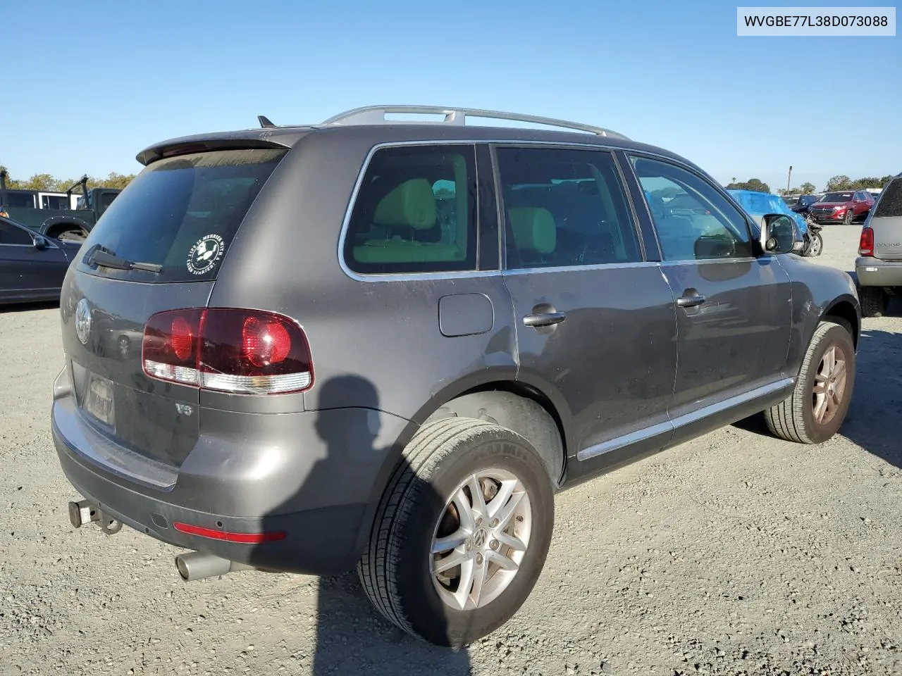 2008 Volkswagen Touareg 2 V6 VIN: WVGBE77L38D073088 Lot: 76952514