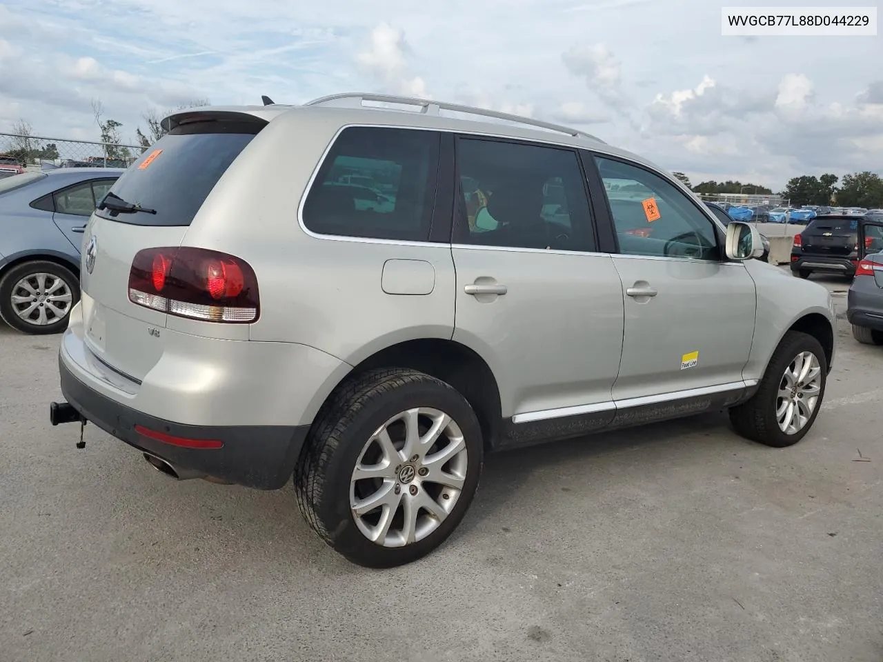 2008 Volkswagen Touareg 2 V8 VIN: WVGCB77L88D044229 Lot: 77589194