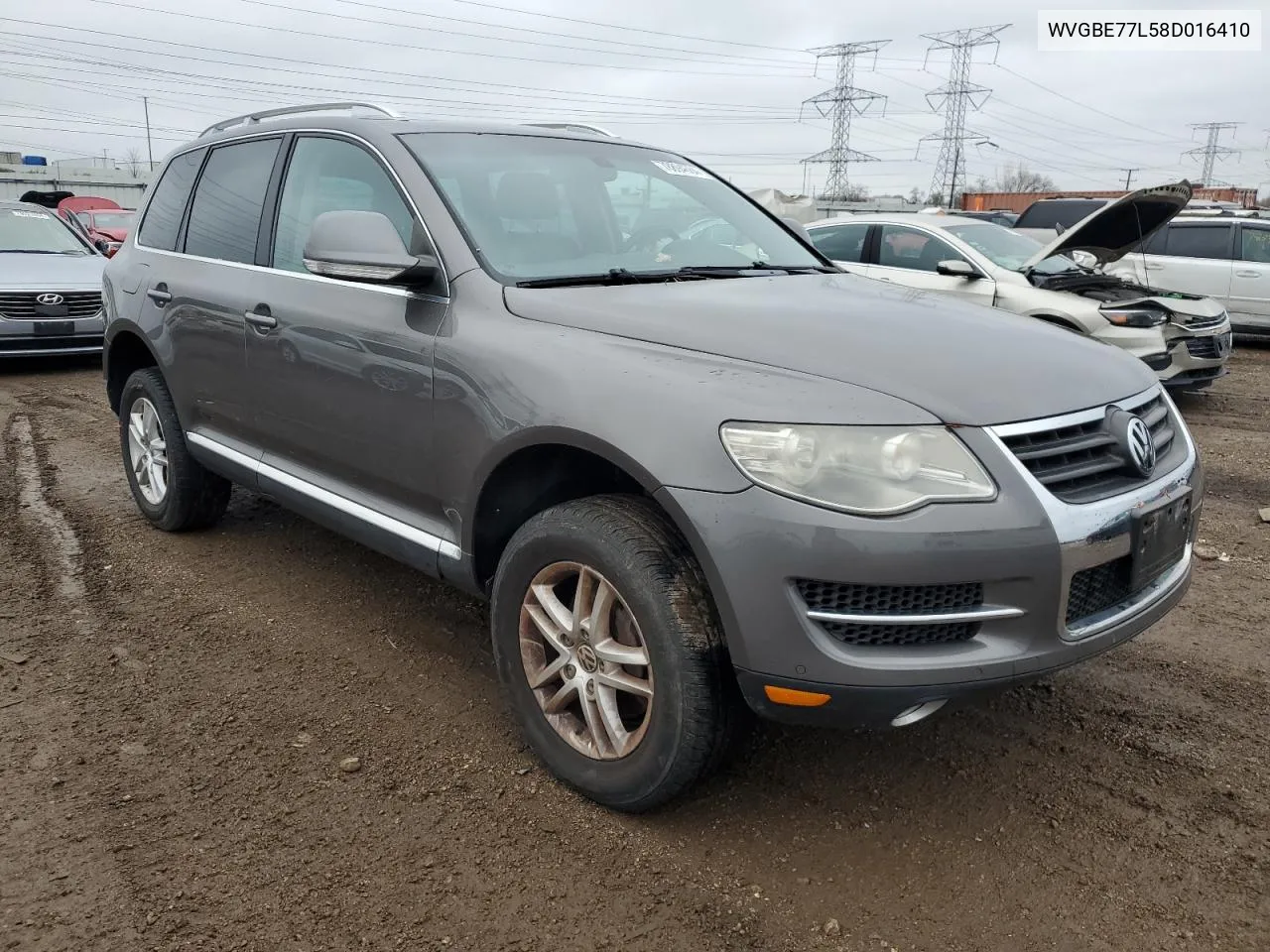 2008 Volkswagen Touareg 2 V6 VIN: WVGBE77L58D016410 Lot: 78894664