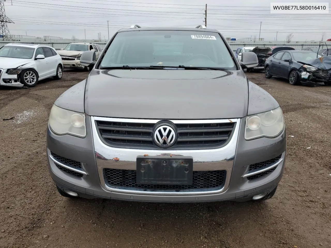 2008 Volkswagen Touareg 2 V6 VIN: WVGBE77L58D016410 Lot: 78894664