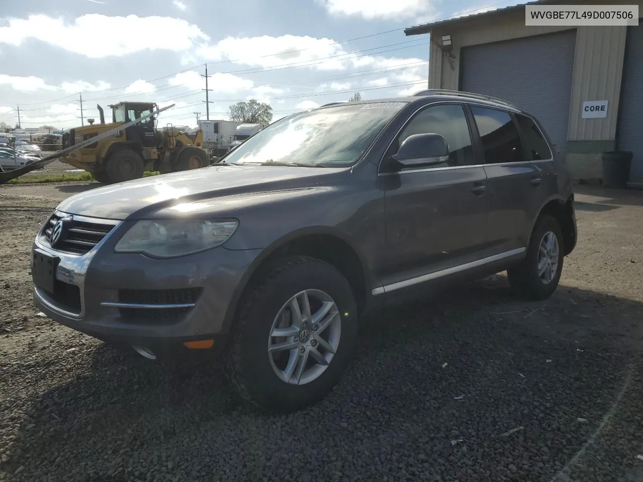 2009 Volkswagen Touareg 2 V6 VIN: WVGBE77L49D007506 Lot: 50488144