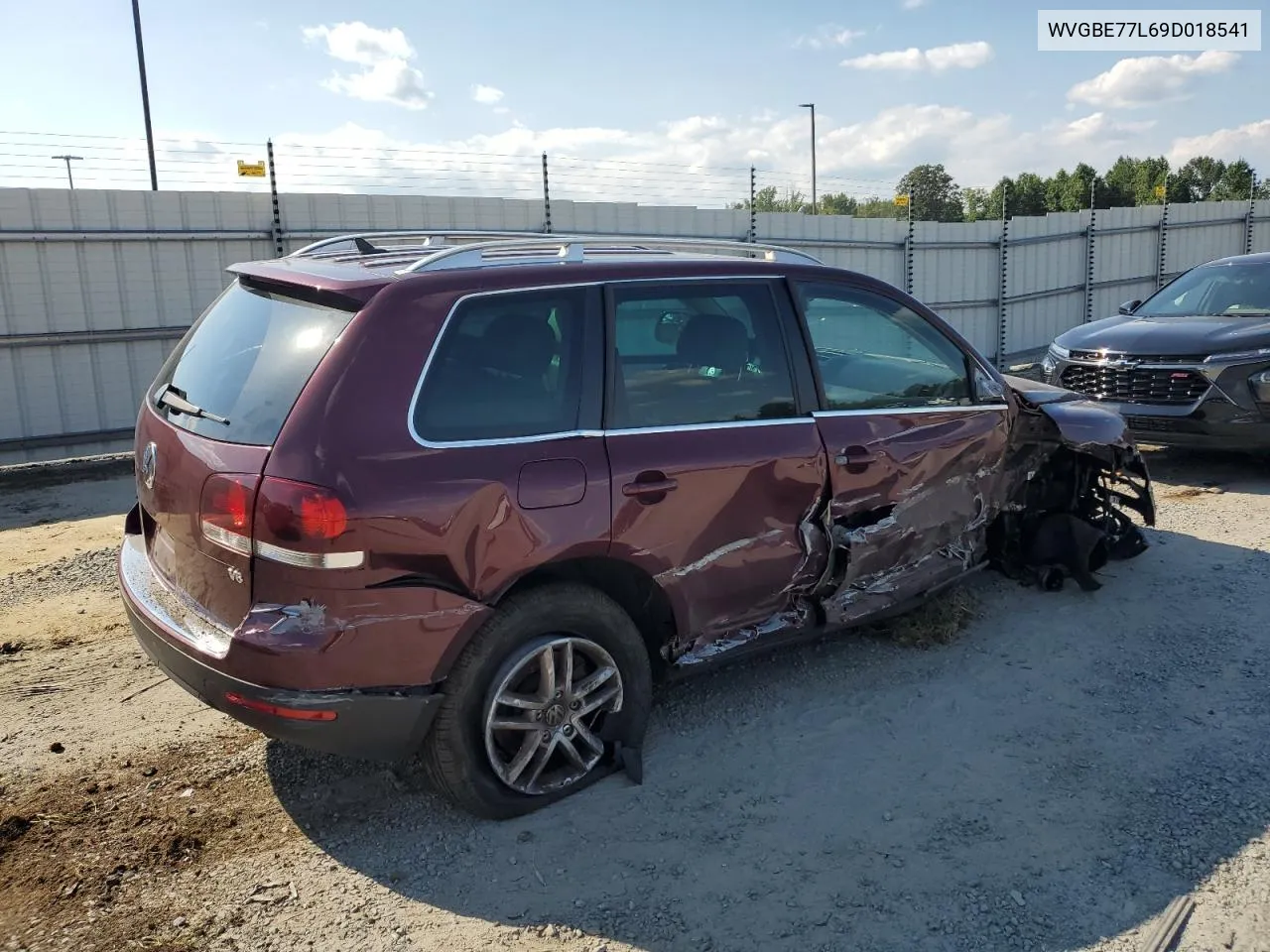 2009 Volkswagen Touareg 2 V6 VIN: WVGBE77L69D018541 Lot: 67569014