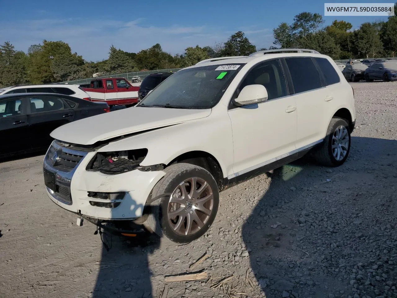 2009 Volkswagen Touareg 2 V6 Tdi VIN: WVGFM77L59D035884 Lot: 71473874