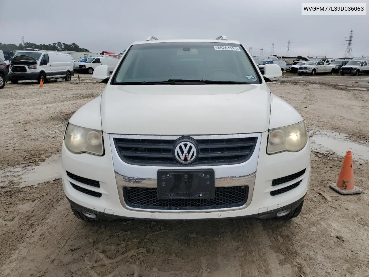 2009 Volkswagen Touareg 2 V6 Tdi VIN: WVGFM77L39D036063 Lot: 80261114