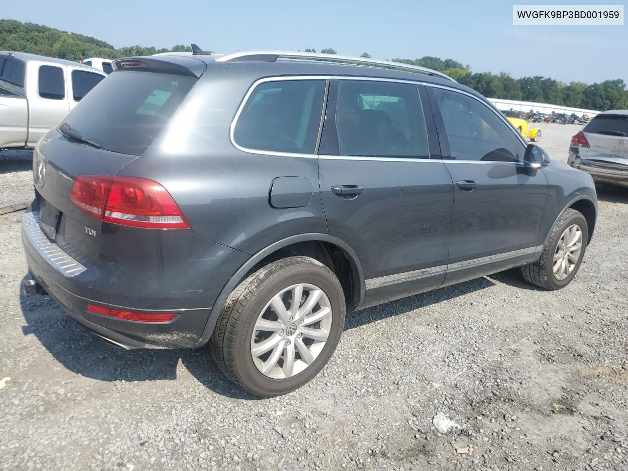 WVGFK9BP3BD001959 2011 Volkswagen Touareg V6 Tdi