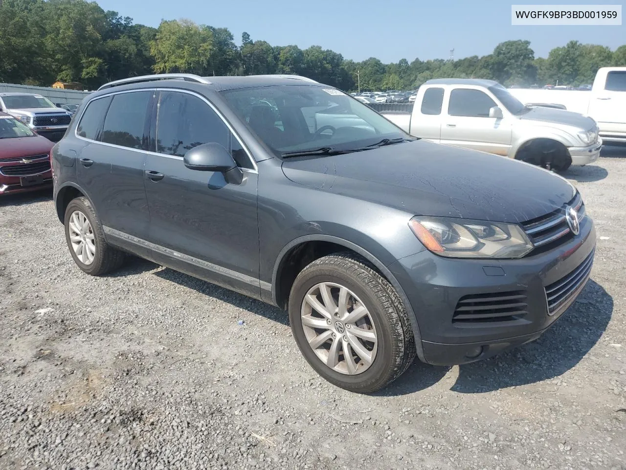 2011 Volkswagen Touareg V6 Tdi VIN: WVGFK9BP3BD001959 Lot: 69751874