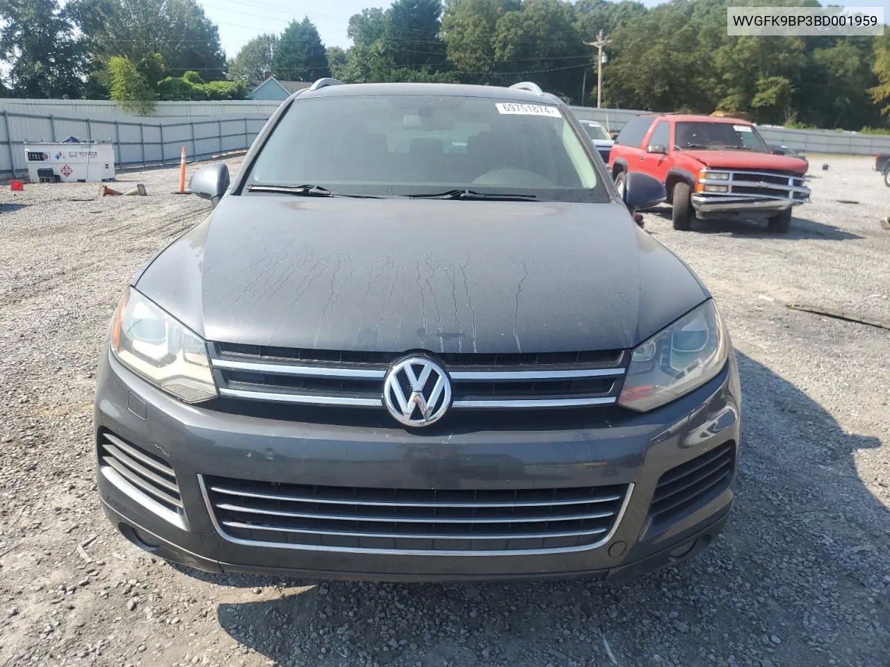 2011 Volkswagen Touareg V6 Tdi VIN: WVGFK9BP3BD001959 Lot: 69751874