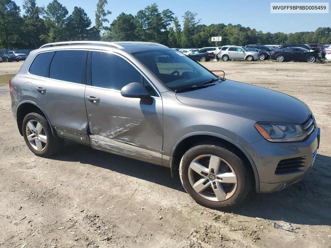 2011 Volkswagen Touareg V6 VIN: WVGFF9BP8BD005459 Lot: 73459034