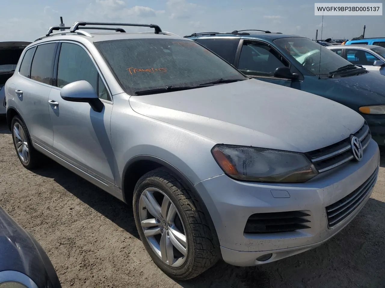 2011 Volkswagen Touareg V6 Tdi VIN: WVGFK9BP3BD005137 Lot: 74917684