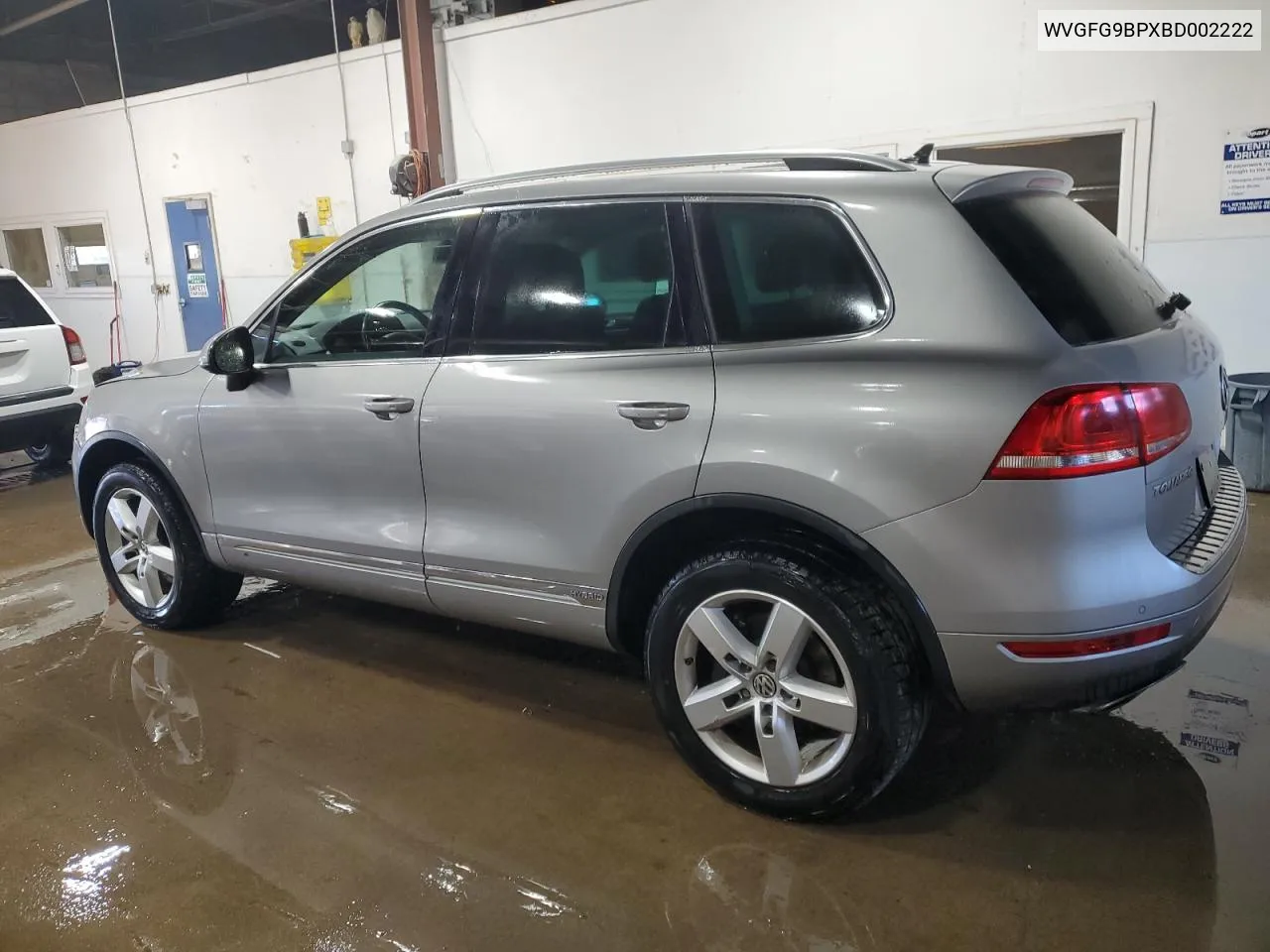 2011 Volkswagen Touareg Hybrid VIN: WVGFG9BPXBD002222 Lot: 76120284