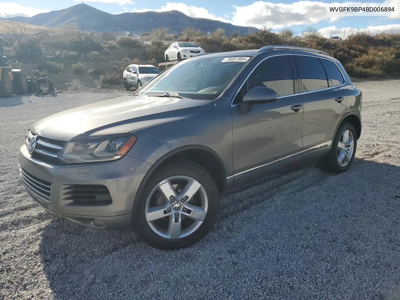 2011 Volkswagen Touareg V6 Tdi VIN: WVGFK9BP4BD006894 Lot: 78057984