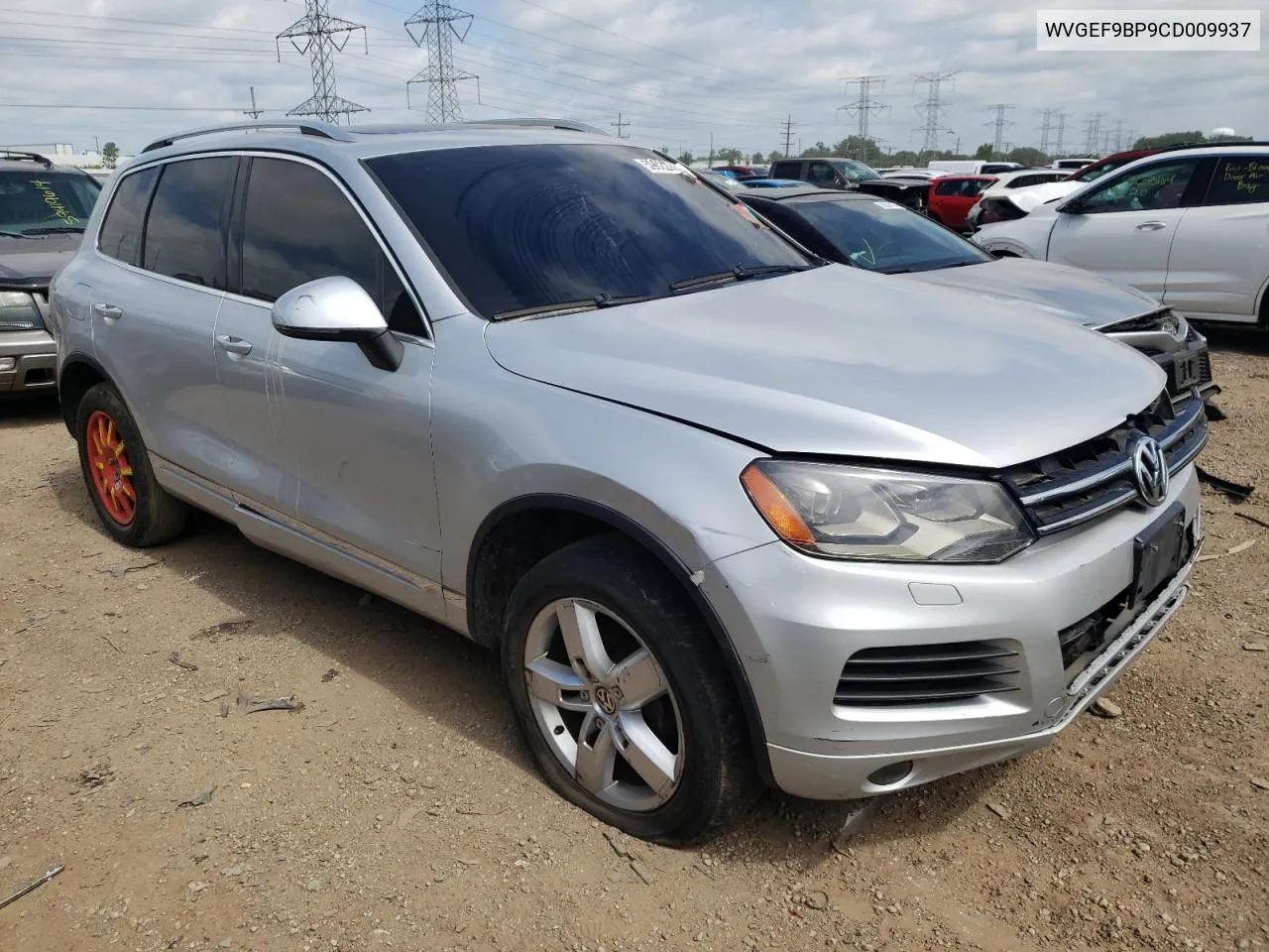 2012 Volkswagen Touareg V6 VIN: WVGEF9BP9CD009937 Lot: 59622944