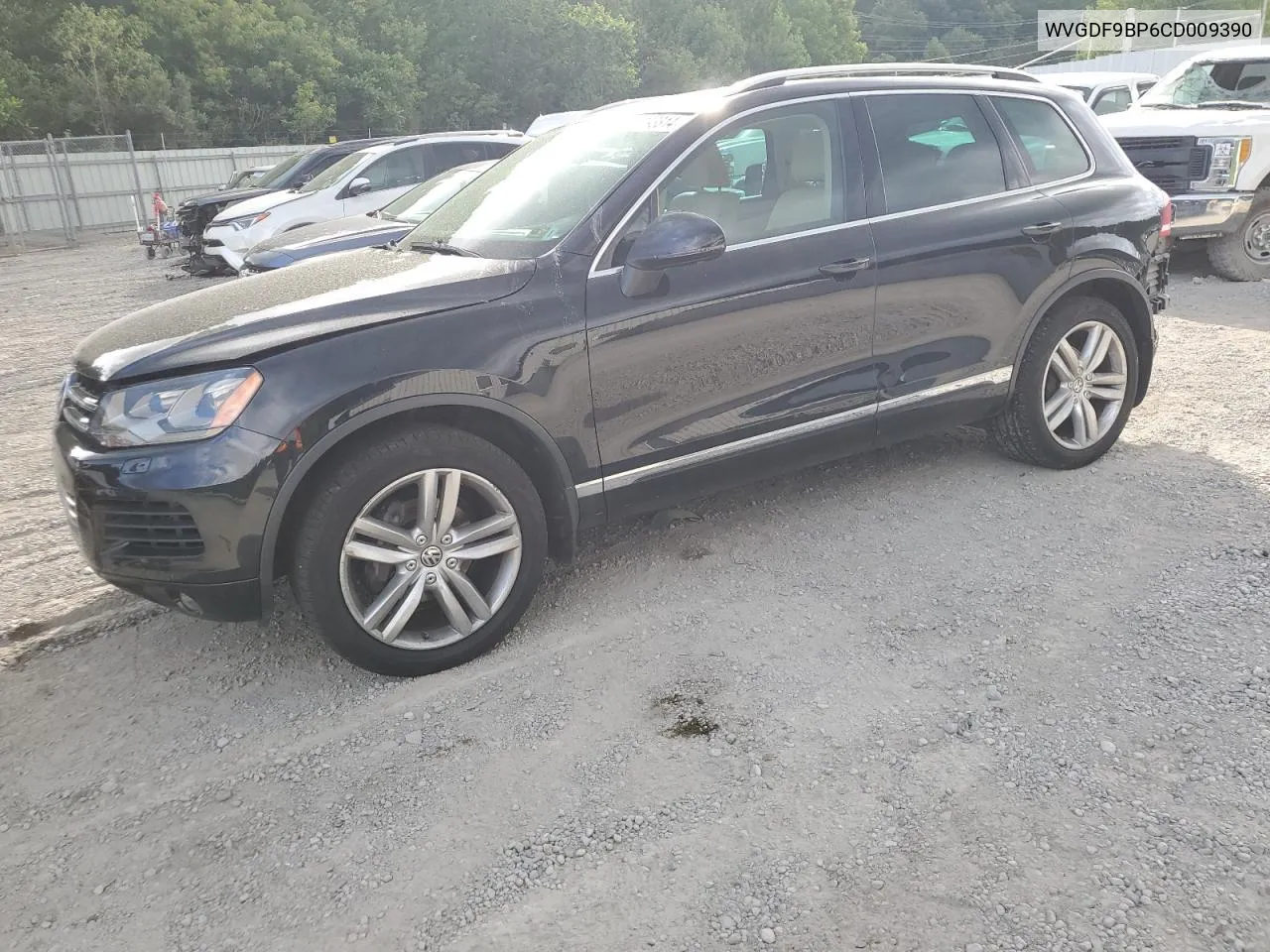 2012 Volkswagen Touareg V6 VIN: WVGDF9BP6CD009390 Lot: 61793814