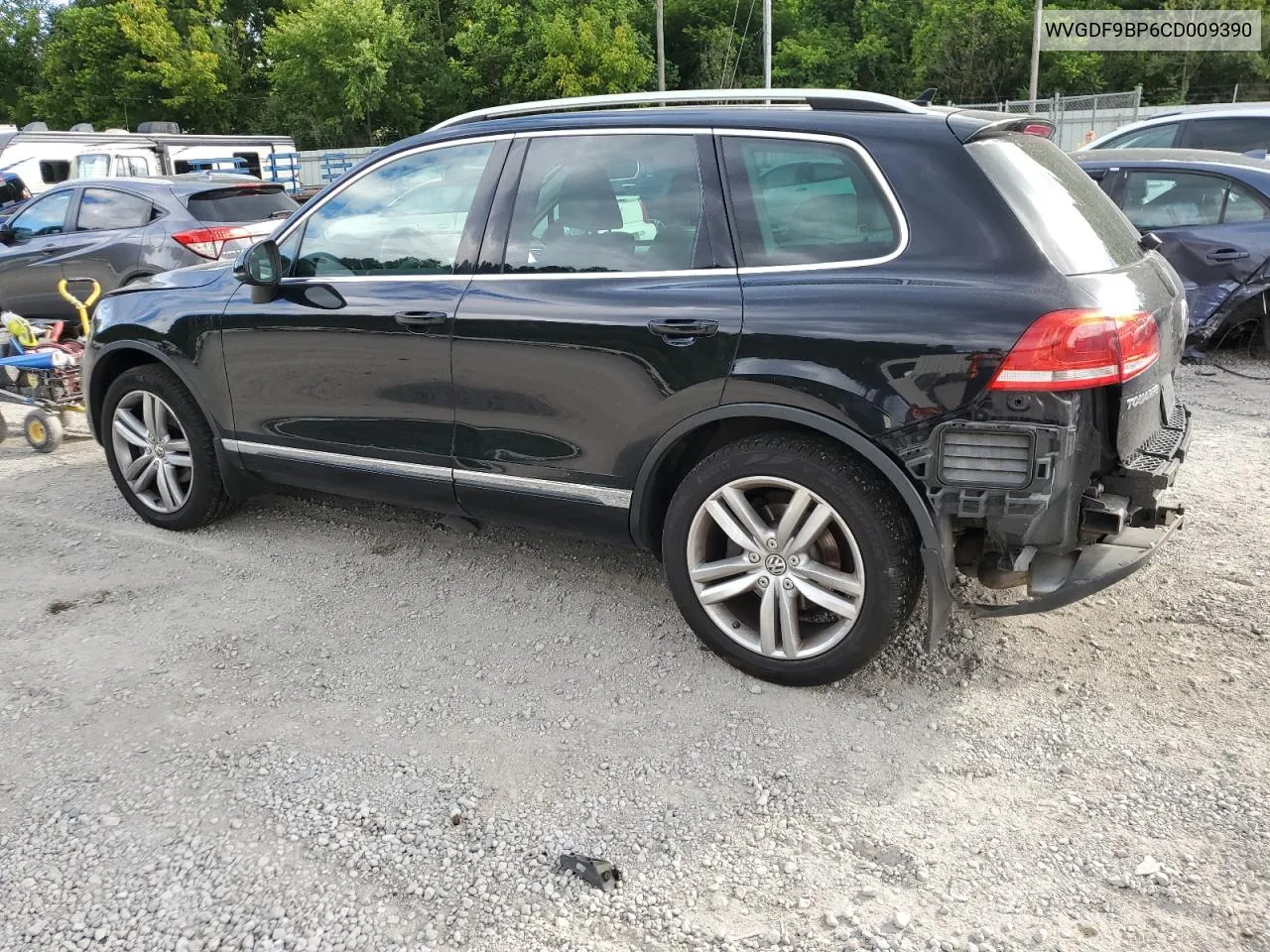 2012 Volkswagen Touareg V6 VIN: WVGDF9BP6CD009390 Lot: 61793814