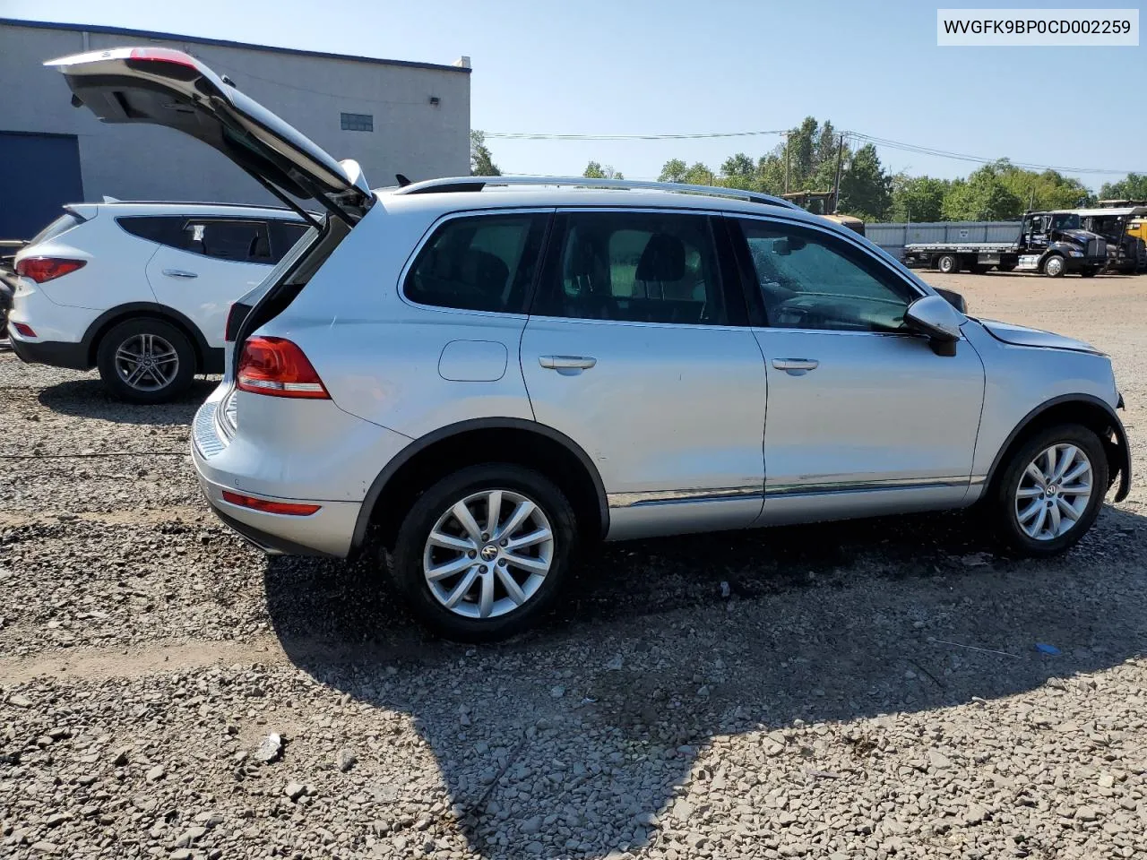 2012 Volkswagen Touareg V6 Tdi VIN: WVGFK9BP0CD002259 Lot: 68428924