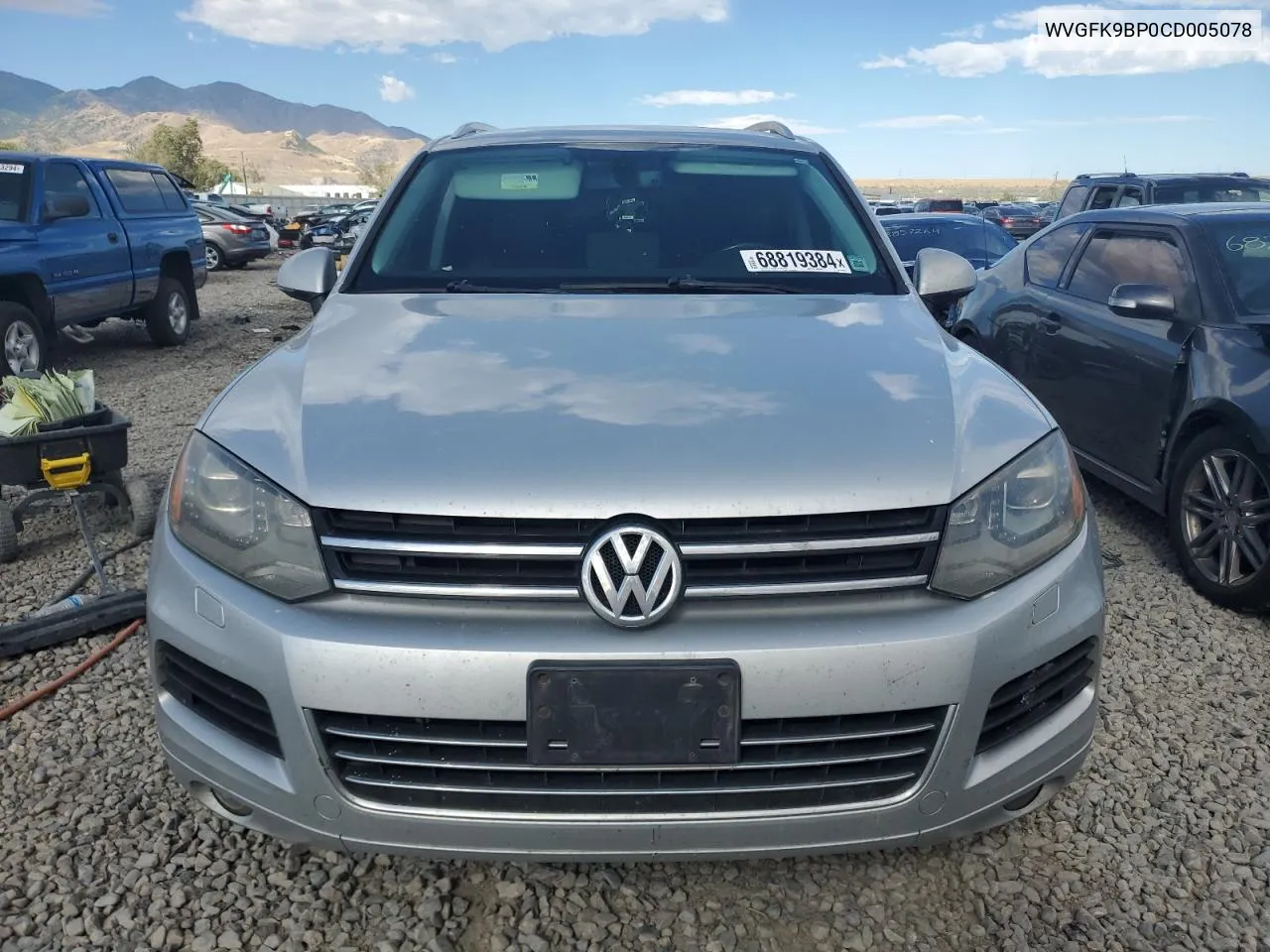 2012 Volkswagen Touareg V6 Tdi VIN: WVGFK9BP0CD005078 Lot: 68819384