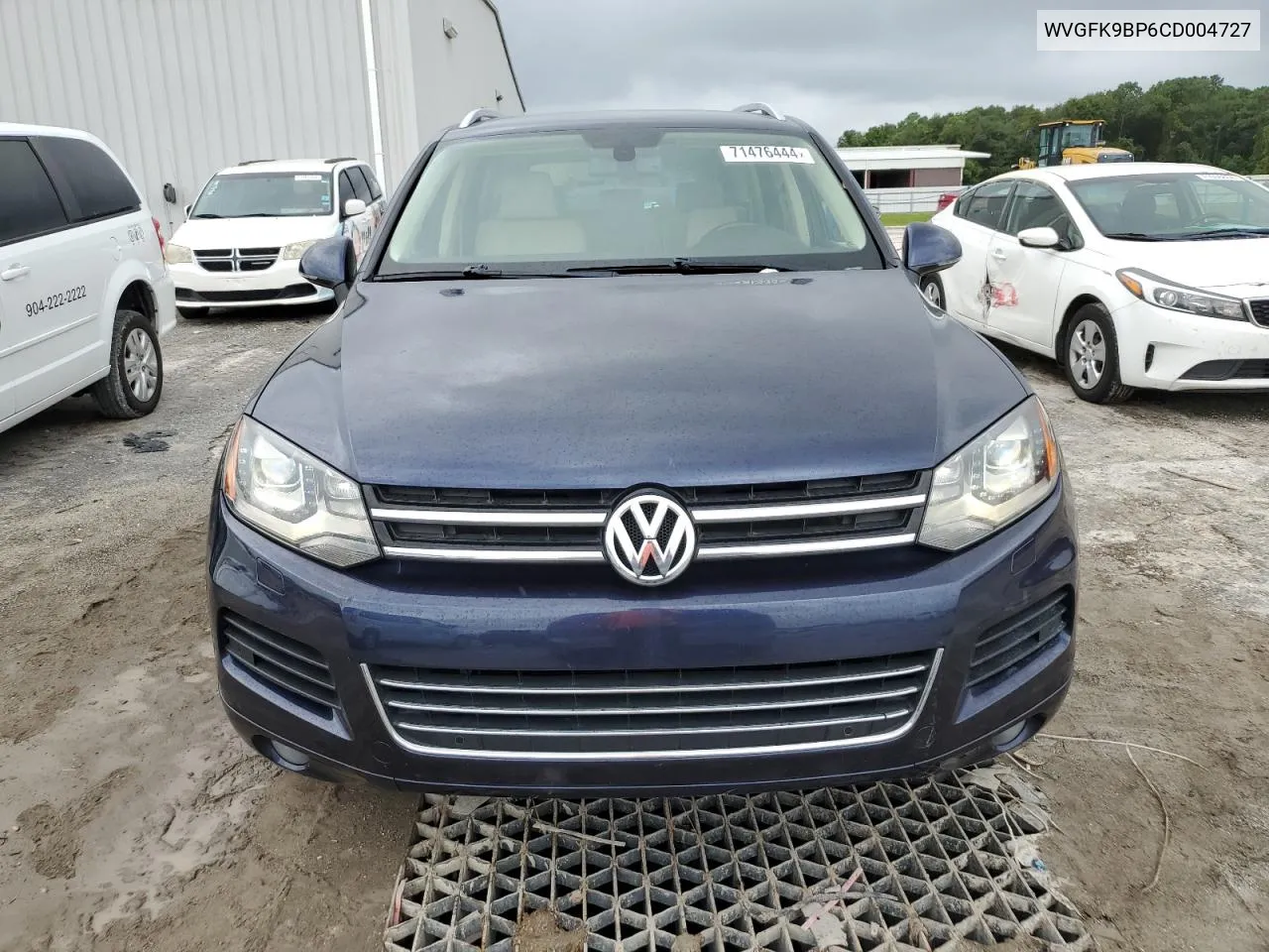 WVGFK9BP6CD004727 2012 Volkswagen Touareg V6 Tdi