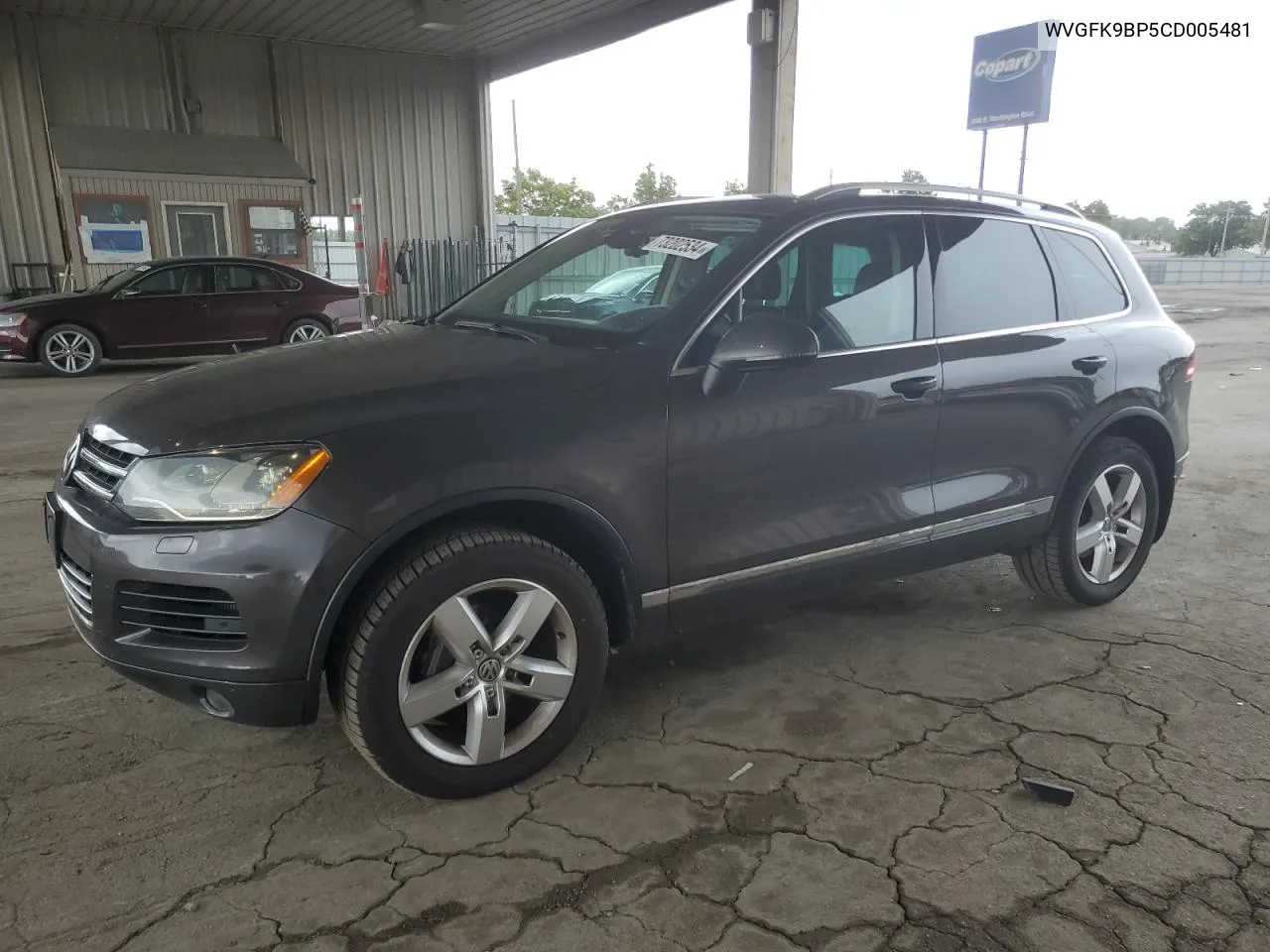 WVGFK9BP5CD005481 2012 Volkswagen Touareg V6 Tdi