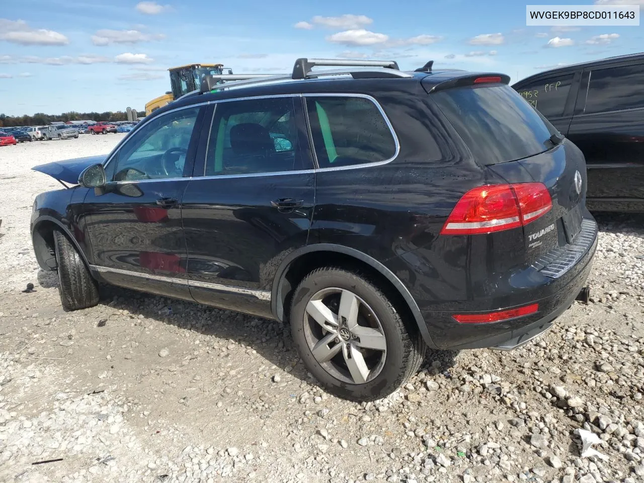 2012 Volkswagen Touareg V6 Tdi VIN: WVGEK9BP8CD011643 Lot: 75692014