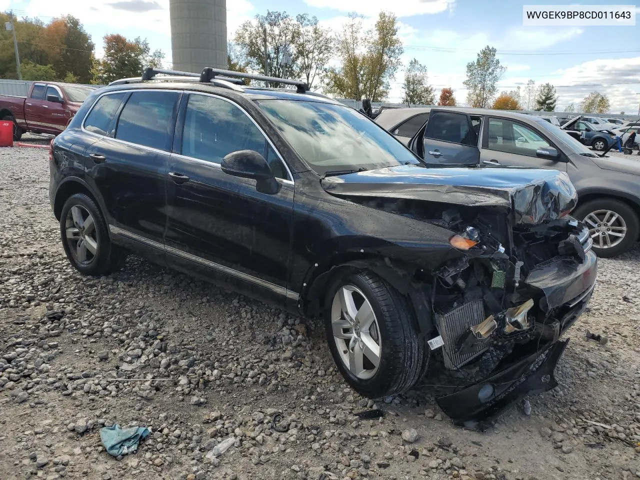 2012 Volkswagen Touareg V6 Tdi VIN: WVGEK9BP8CD011643 Lot: 75692014