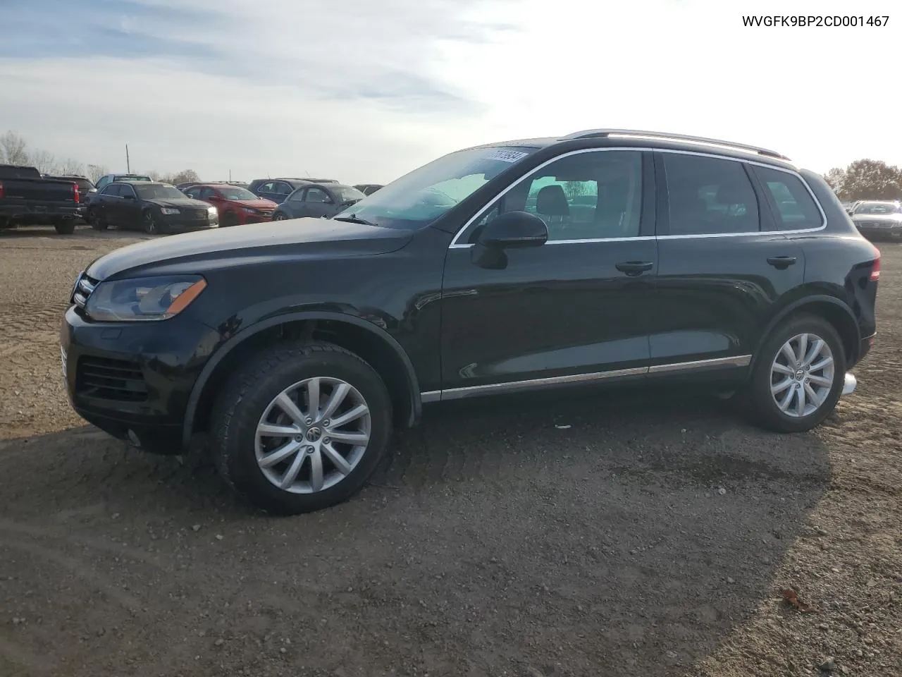 2012 Volkswagen Touareg V6 Tdi VIN: WVGFK9BP2CD001467 Lot: 77679934