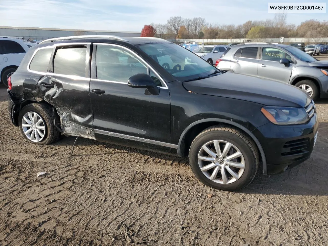 2012 Volkswagen Touareg V6 Tdi VIN: WVGFK9BP2CD001467 Lot: 77679934