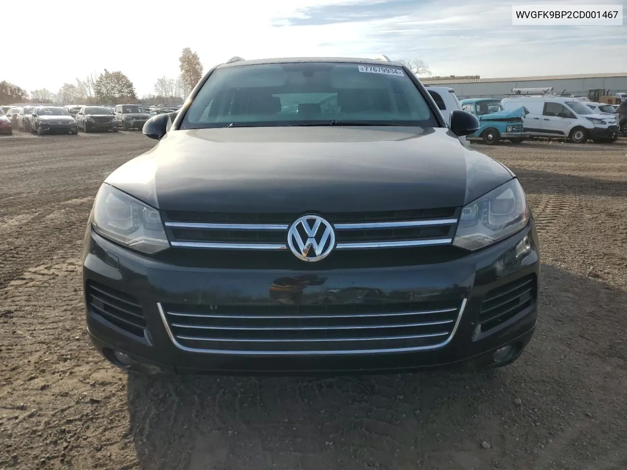 2012 Volkswagen Touareg V6 Tdi VIN: WVGFK9BP2CD001467 Lot: 77679934