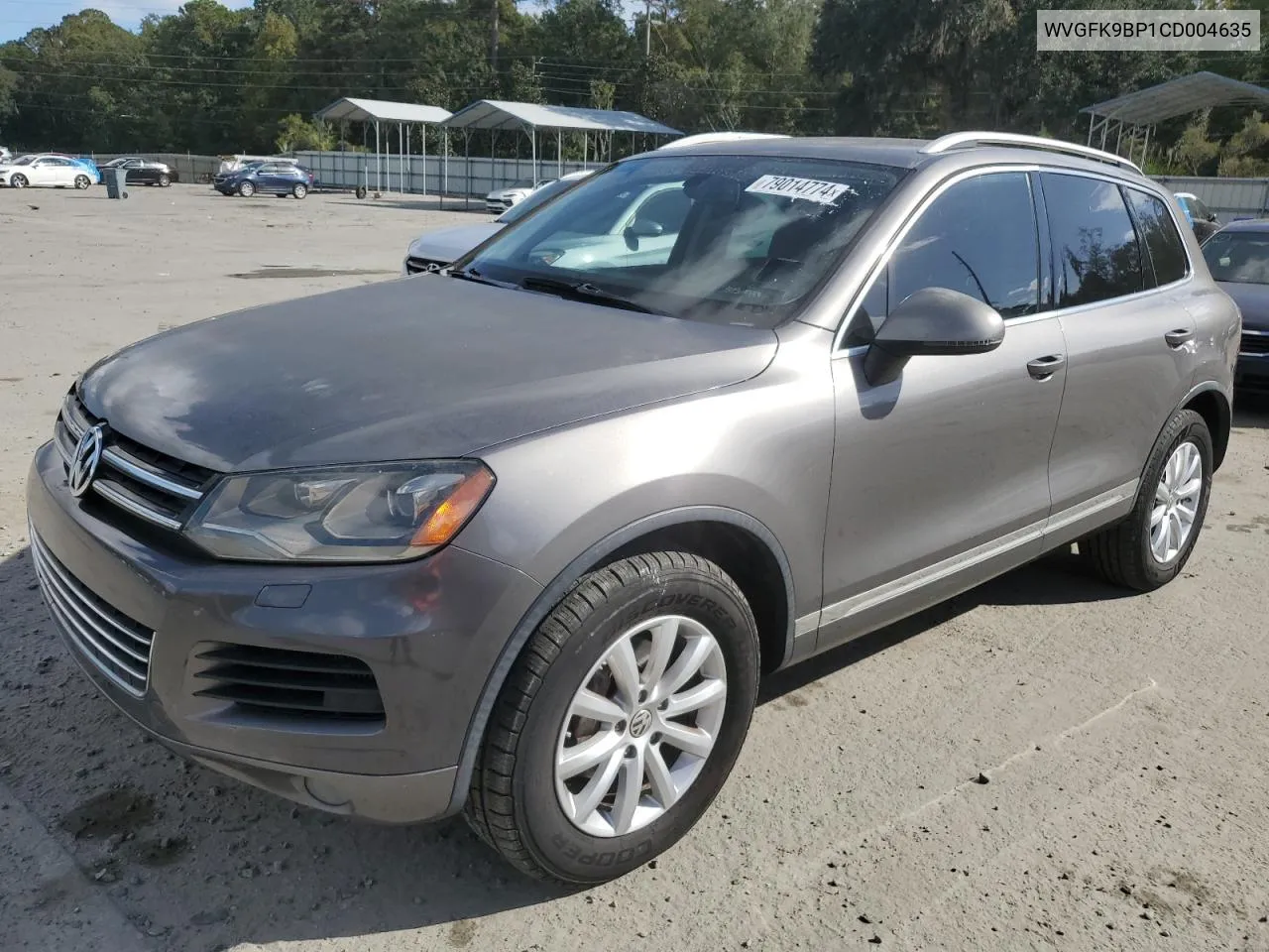 2012 Volkswagen Touareg V6 Tdi VIN: WVGFK9BP1CD004635 Lot: 79014774