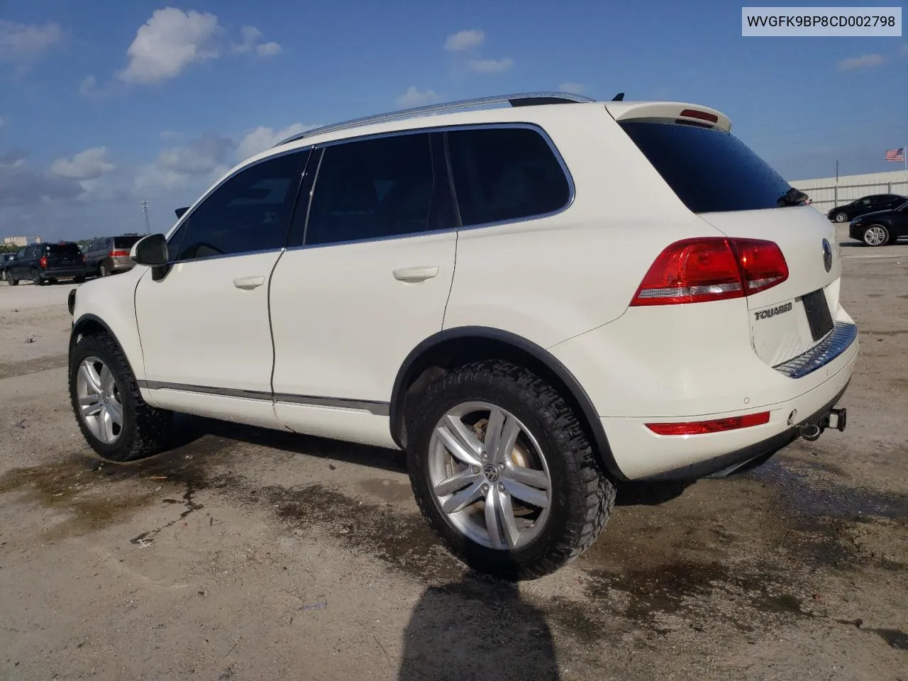 2012 Volkswagen Touareg V6 Tdi VIN: WVGFK9BP8CD002798 Lot: 79531344