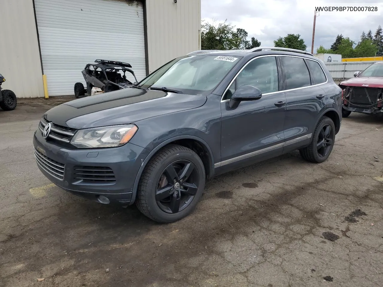 2013 Volkswagen Touareg V6 Tdi VIN: WVGEP9BP7DD007828 Lot: 56951644