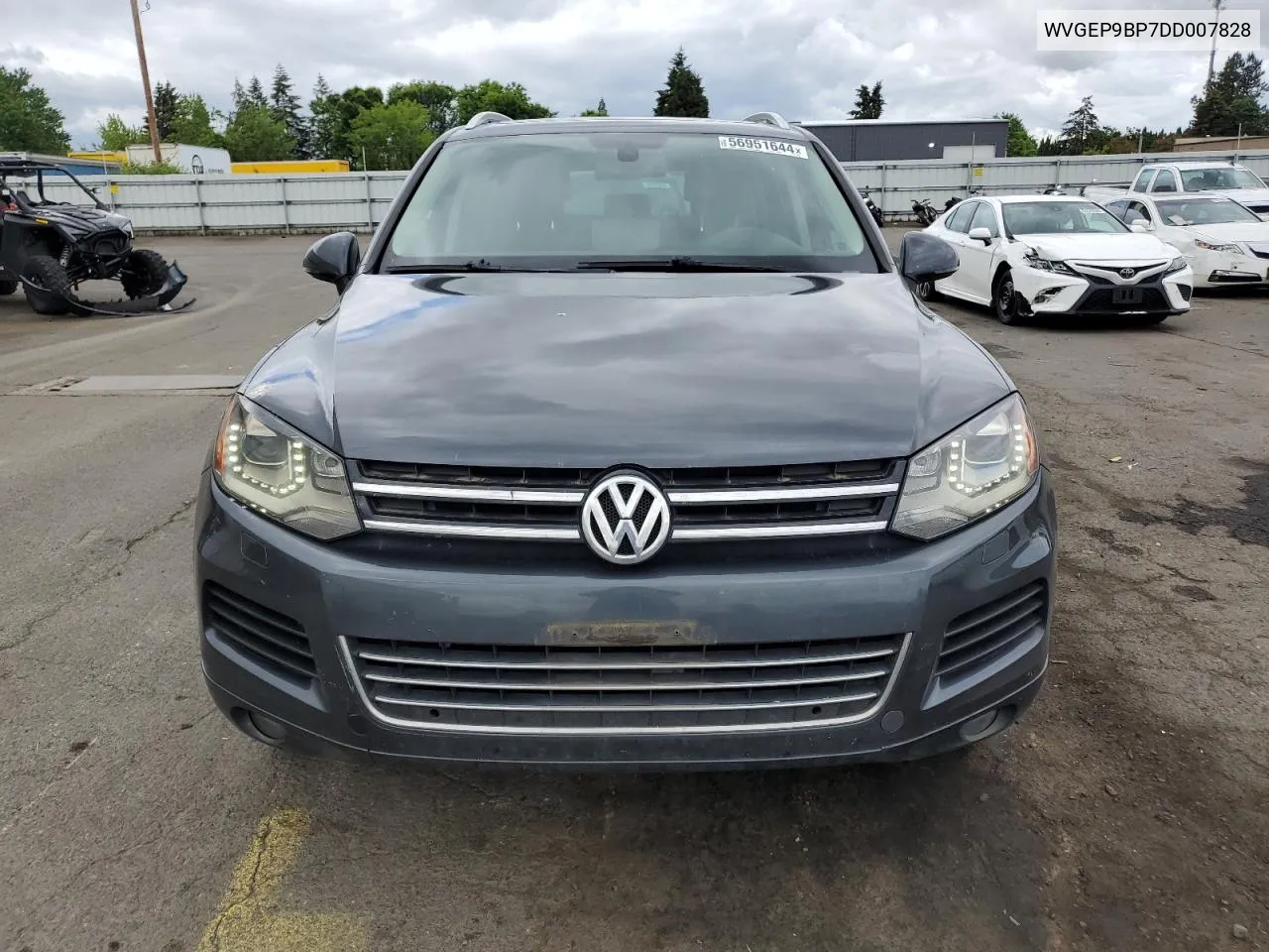 WVGEP9BP7DD007828 2013 Volkswagen Touareg V6 Tdi