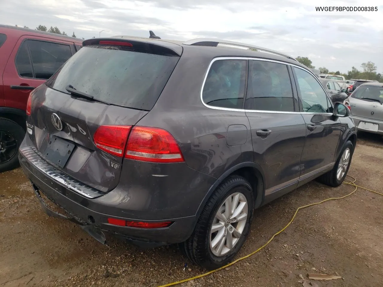 2013 Volkswagen Touareg V6 VIN: WVGEF9BP0DD008385 Lot: 69949814