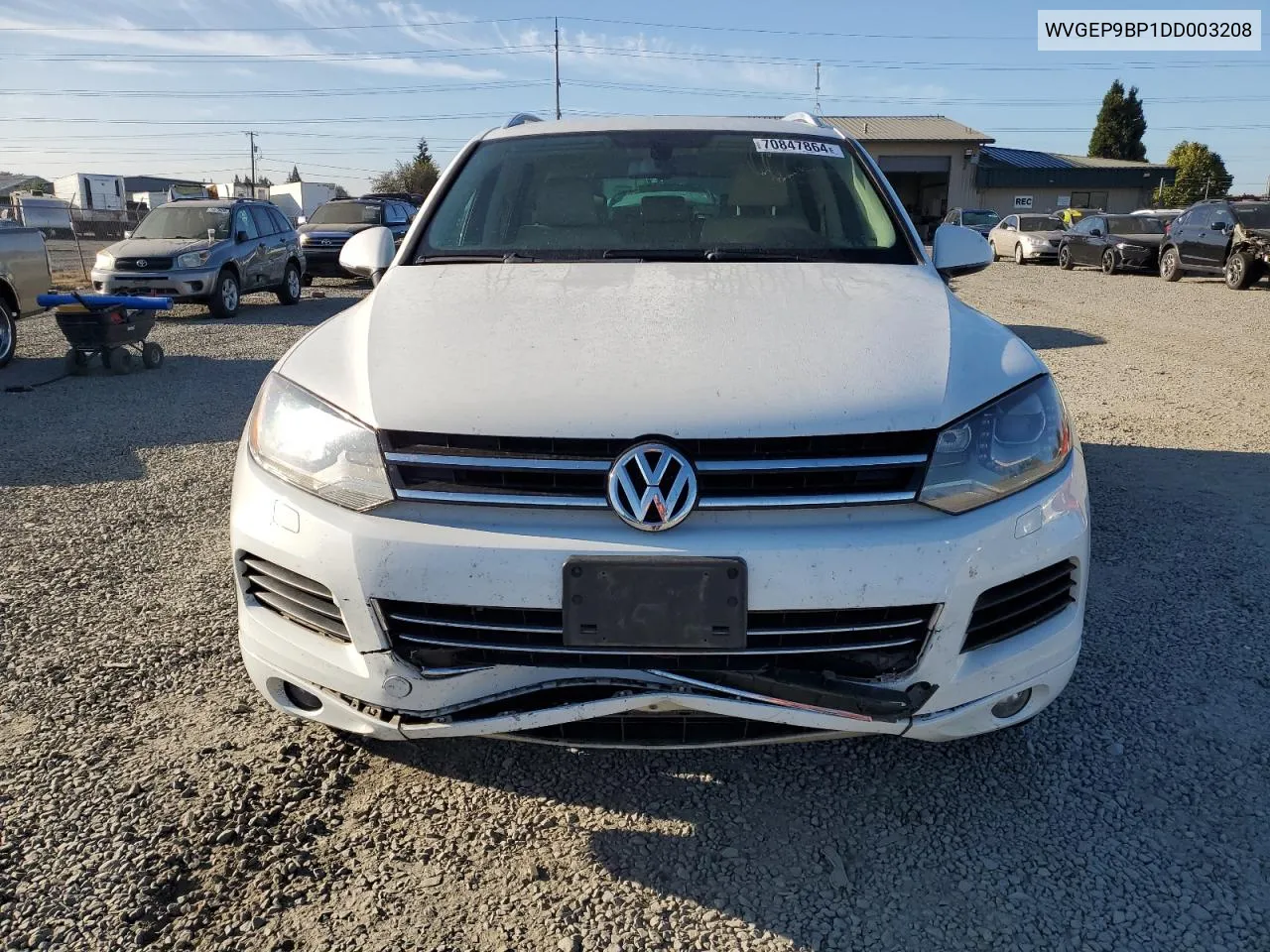 2013 Volkswagen Touareg V6 Tdi VIN: WVGEP9BP1DD003208 Lot: 70847864