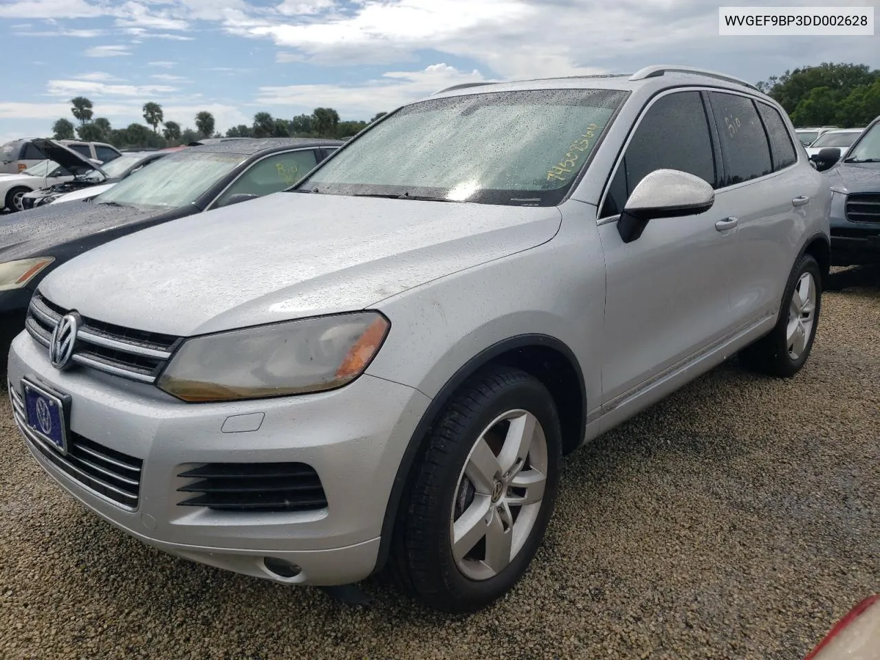 2013 Volkswagen Touareg V6 VIN: WVGEF9BP3DD002628 Lot: 74508364