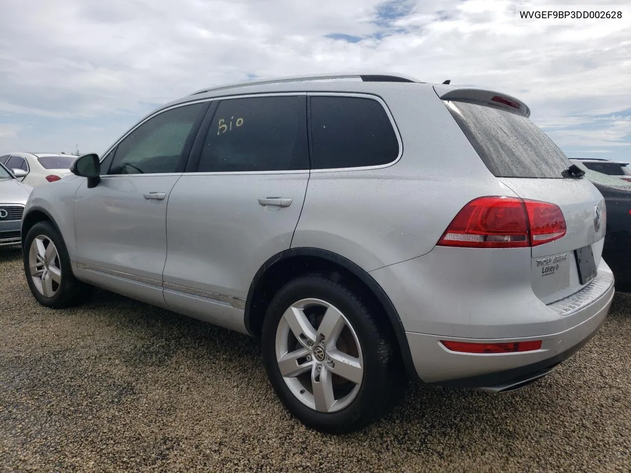 2013 Volkswagen Touareg V6 VIN: WVGEF9BP3DD002628 Lot: 74508364