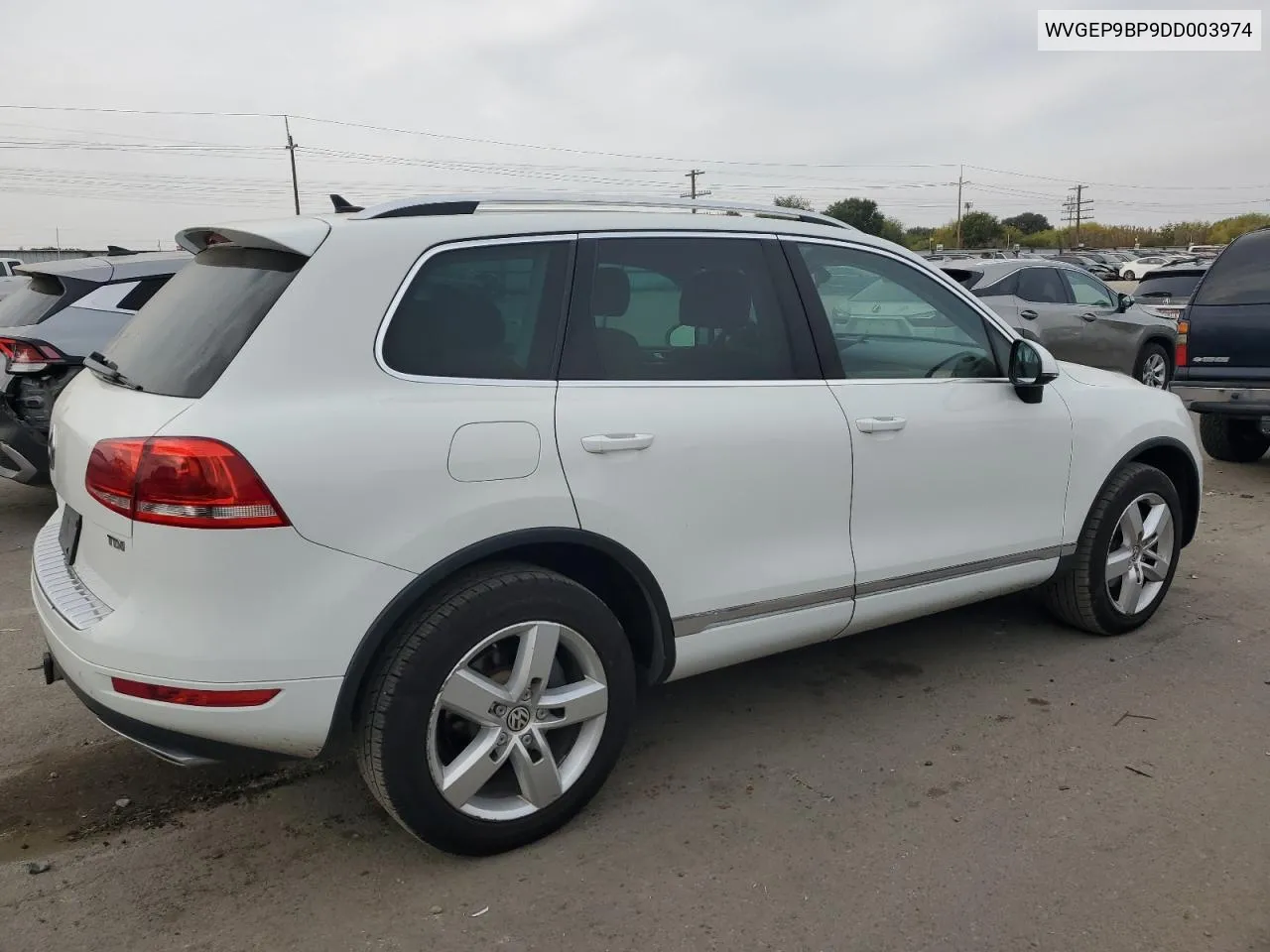 2013 Volkswagen Touareg V6 Tdi VIN: WVGEP9BP9DD003974 Lot: 75106234