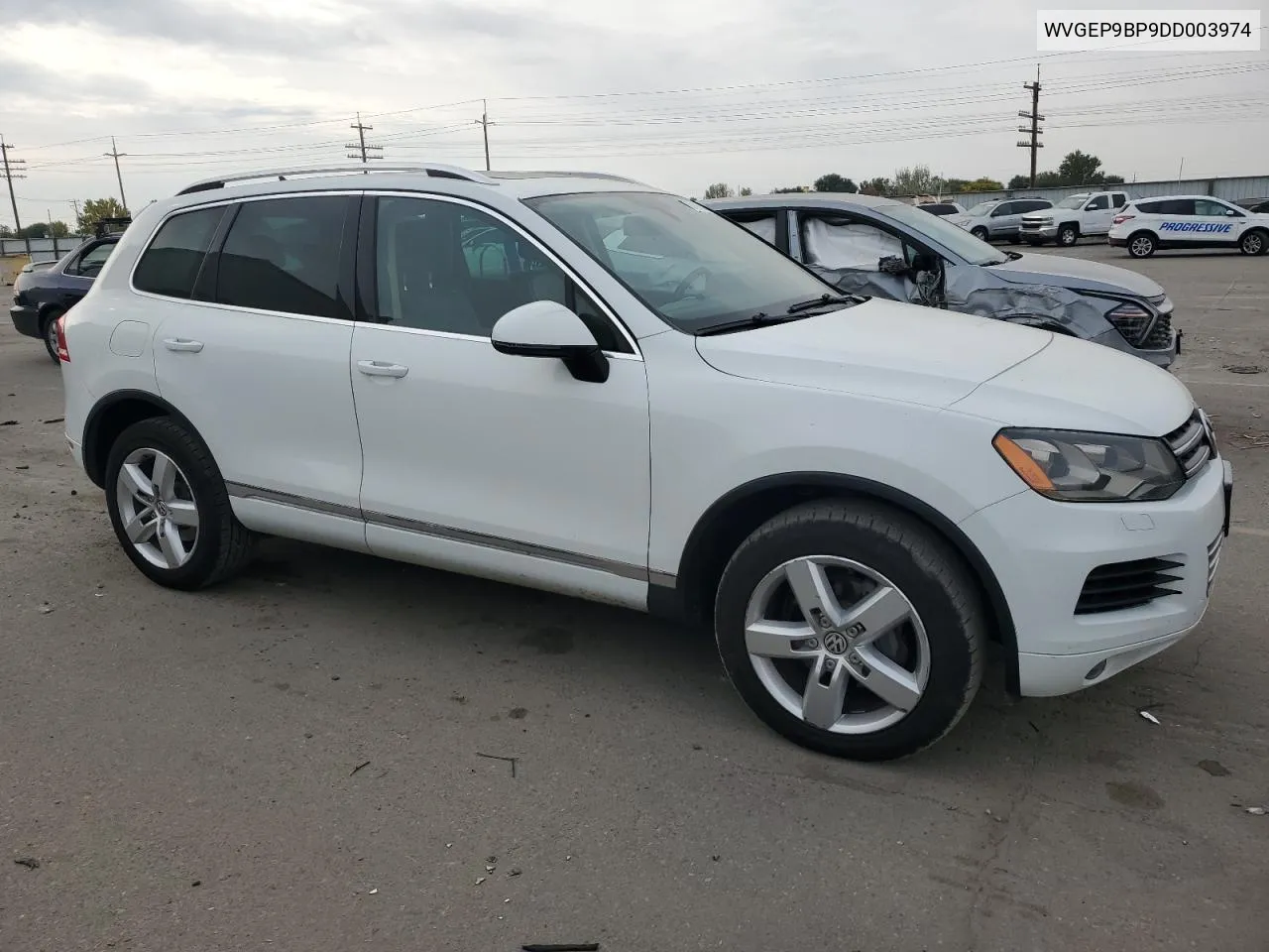 2013 Volkswagen Touareg V6 Tdi VIN: WVGEP9BP9DD003974 Lot: 75106234