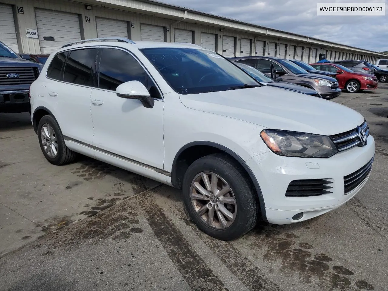 2013 Volkswagen Touareg V6 VIN: WVGEF9BP8DD006173 Lot: 76397124