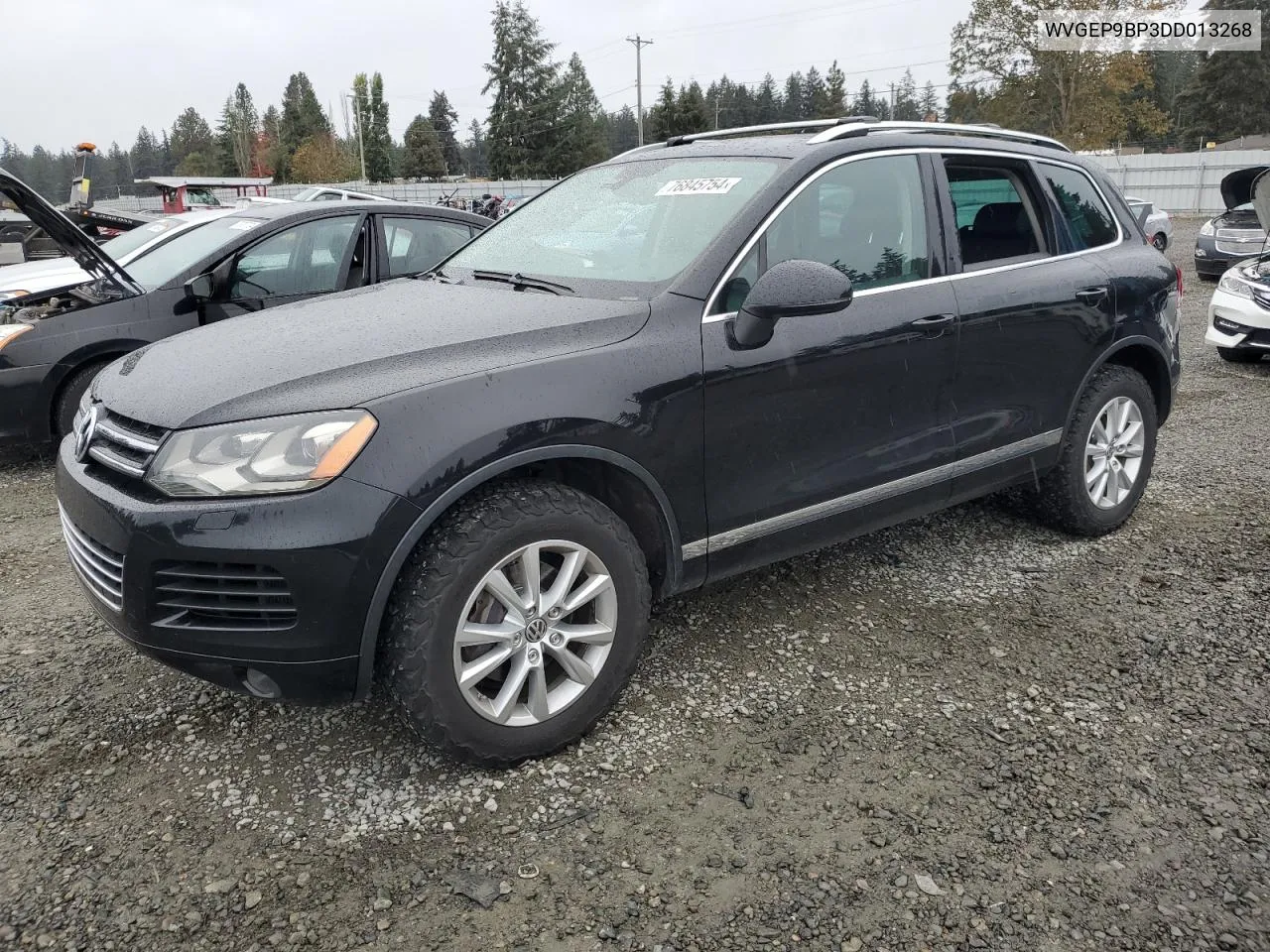 2013 Volkswagen Touareg V6 Tdi VIN: WVGEP9BP3DD013268 Lot: 76845754