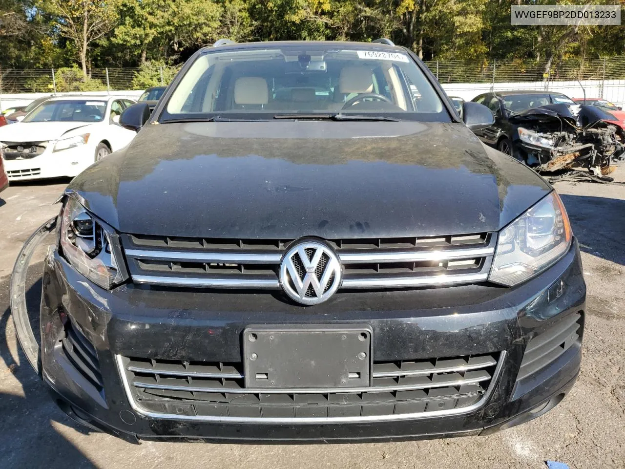 2013 Volkswagen Touareg V6 VIN: WVGEF9BP2DD013233 Lot: 76928704