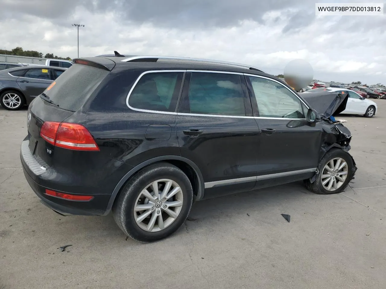 2013 Volkswagen Touareg V6 VIN: WVGEF9BP7DD013812 Lot: 78407774