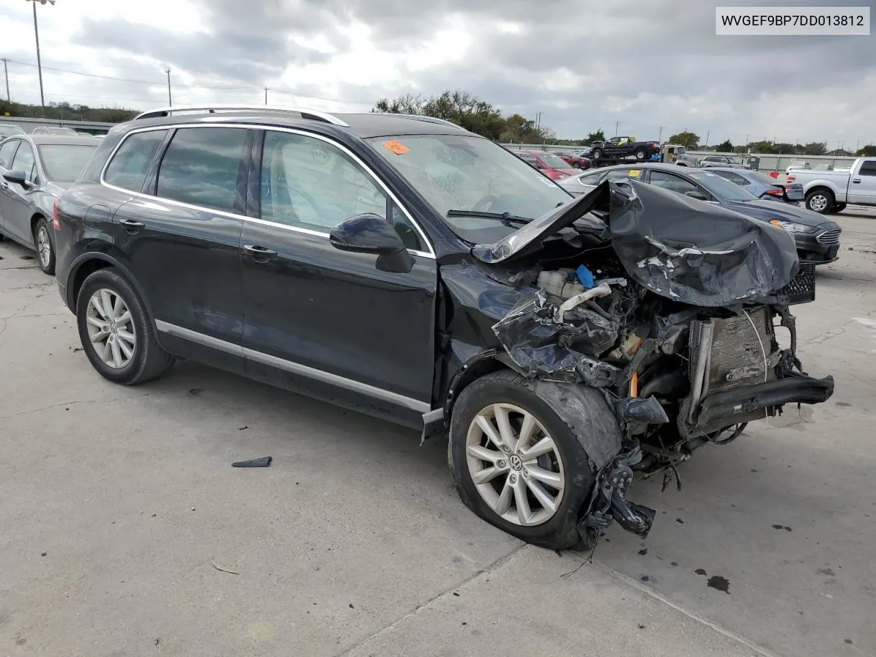 2013 Volkswagen Touareg V6 VIN: WVGEF9BP7DD013812 Lot: 78407774