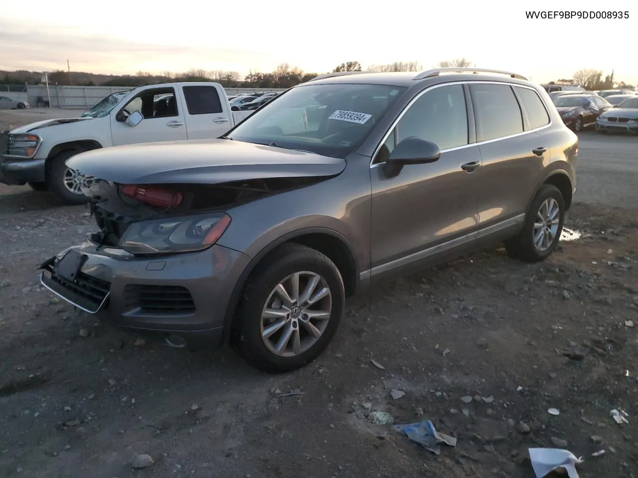 2013 Volkswagen Touareg V6 VIN: WVGEF9BP9DD008935 Lot: 79859394