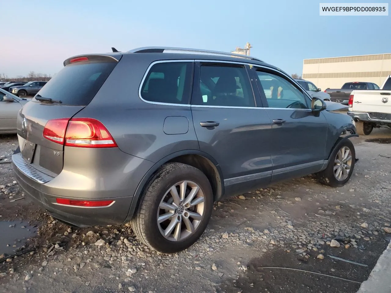 2013 Volkswagen Touareg V6 VIN: WVGEF9BP9DD008935 Lot: 79859394