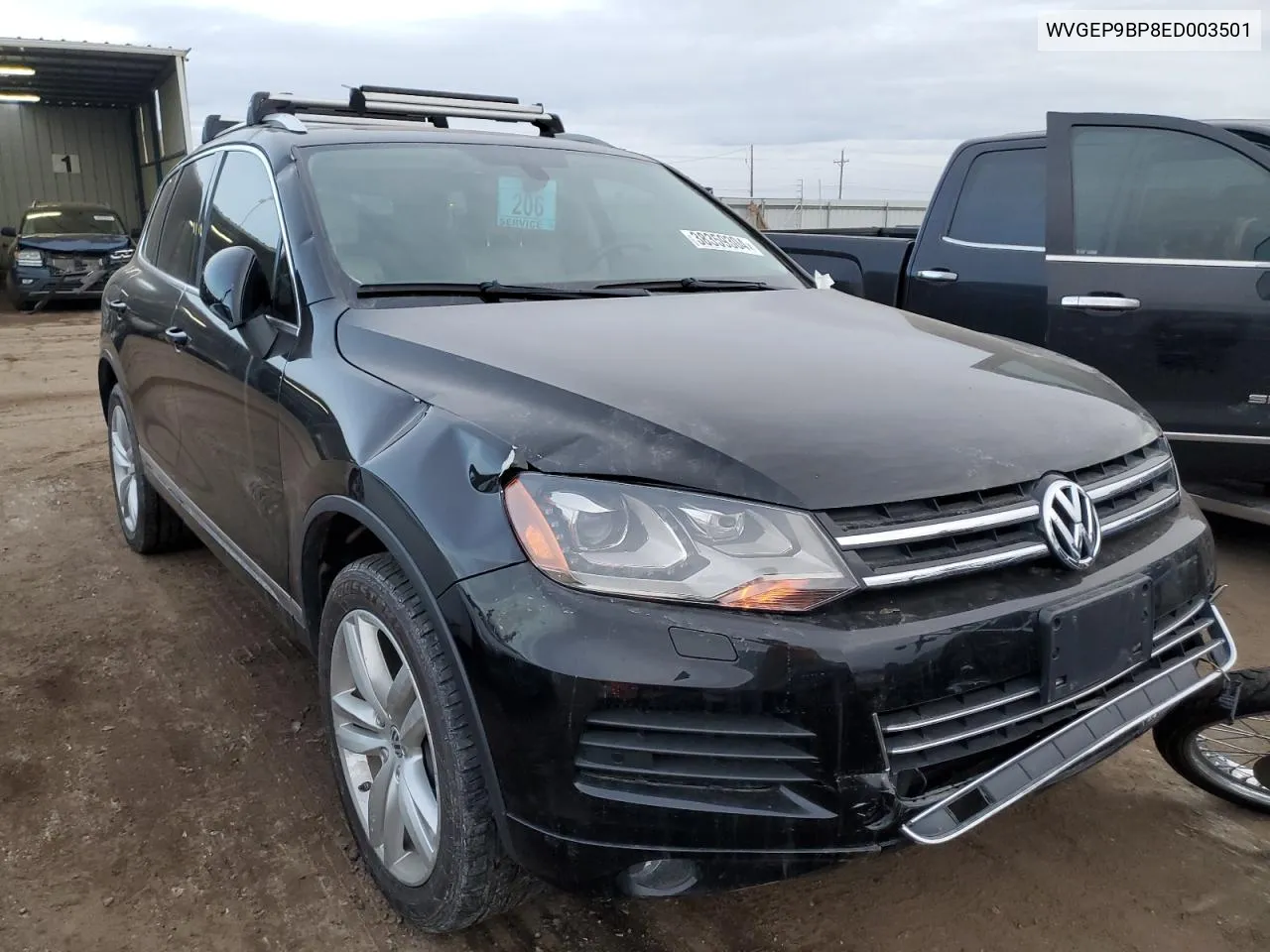 2014 Volkswagen Touareg V6 Tdi VIN: WVGEP9BP8ED003501 Lot: 38359304