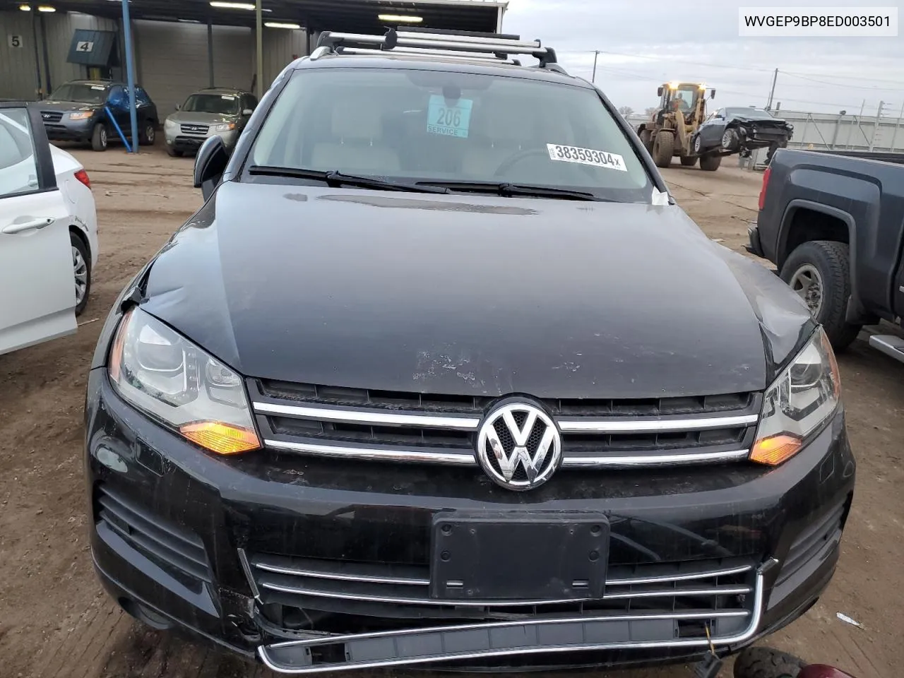 2014 Volkswagen Touareg V6 Tdi VIN: WVGEP9BP8ED003501 Lot: 38359304