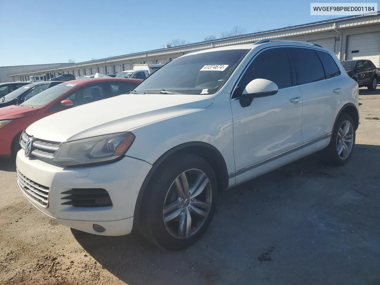 2014 Volkswagen Touareg V6 VIN: WVGEF9BP8ED001184 Lot: 41374674