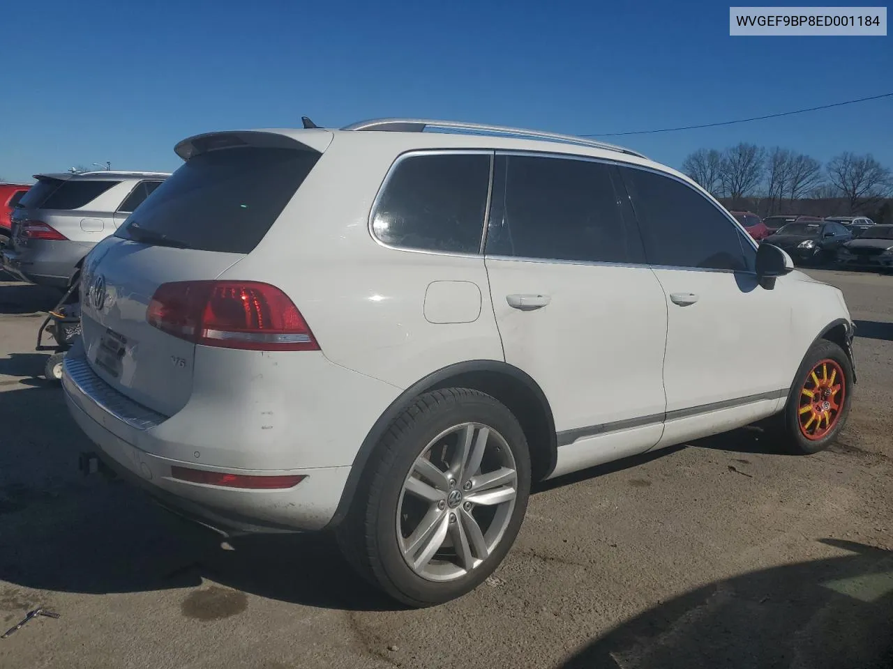 2014 Volkswagen Touareg V6 VIN: WVGEF9BP8ED001184 Lot: 41374674