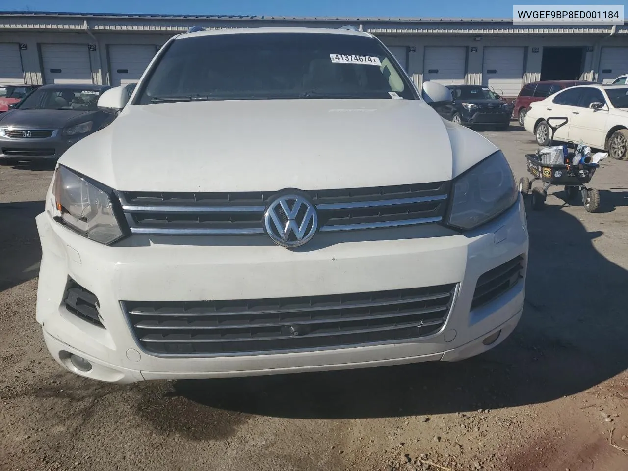 2014 Volkswagen Touareg V6 VIN: WVGEF9BP8ED001184 Lot: 41374674